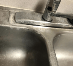 dirty sink
