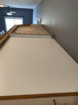CLEAN TOP OF CABINET