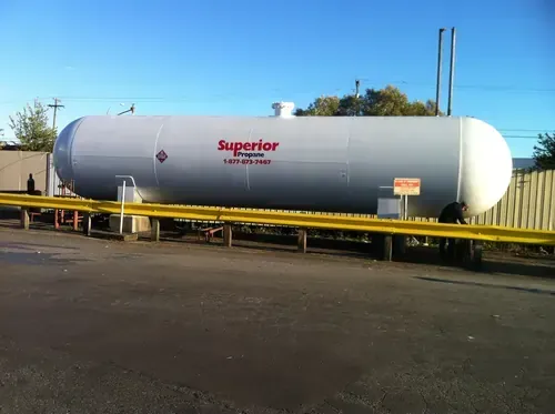 Painting of industrial parts in progress