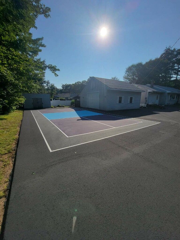 Pickleball court almost completed — Pine State Asphalt — Windham, ME
