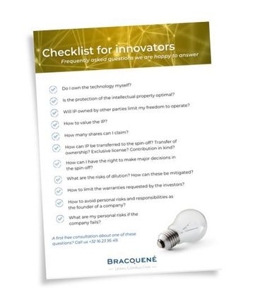 Checklist for innovators