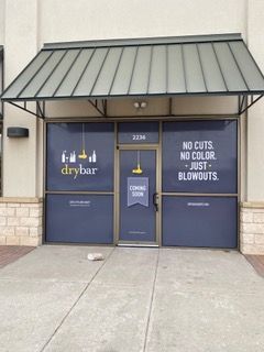 Drybar storefront with 