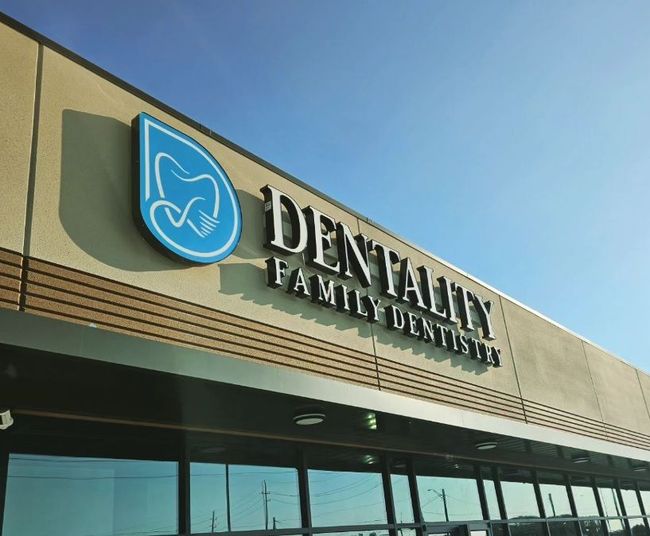 Dentality Family Dentistry office front with sign