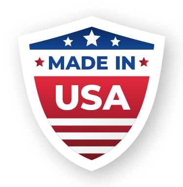 Made in the USA badge.