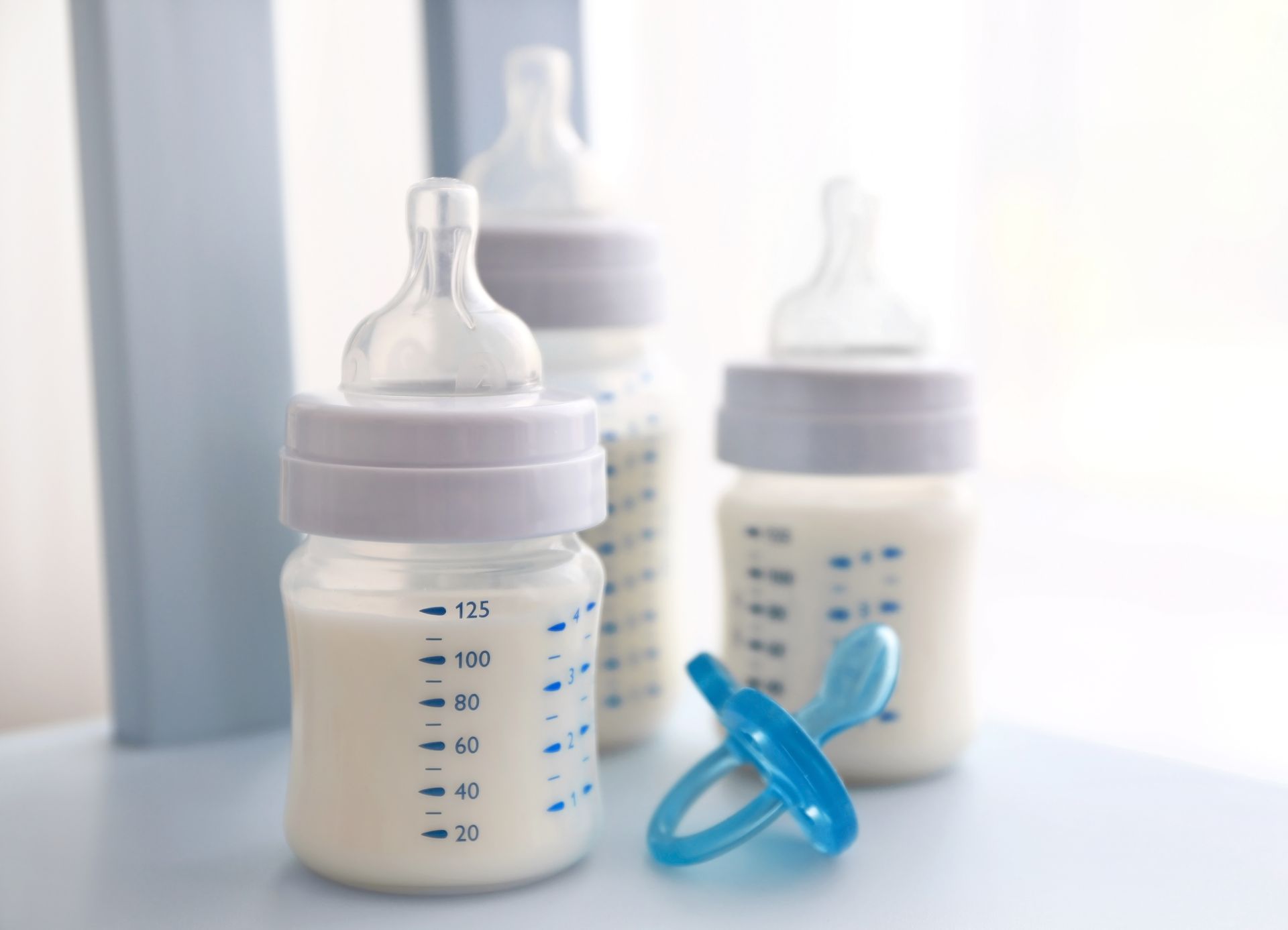A photo of plastic baby products