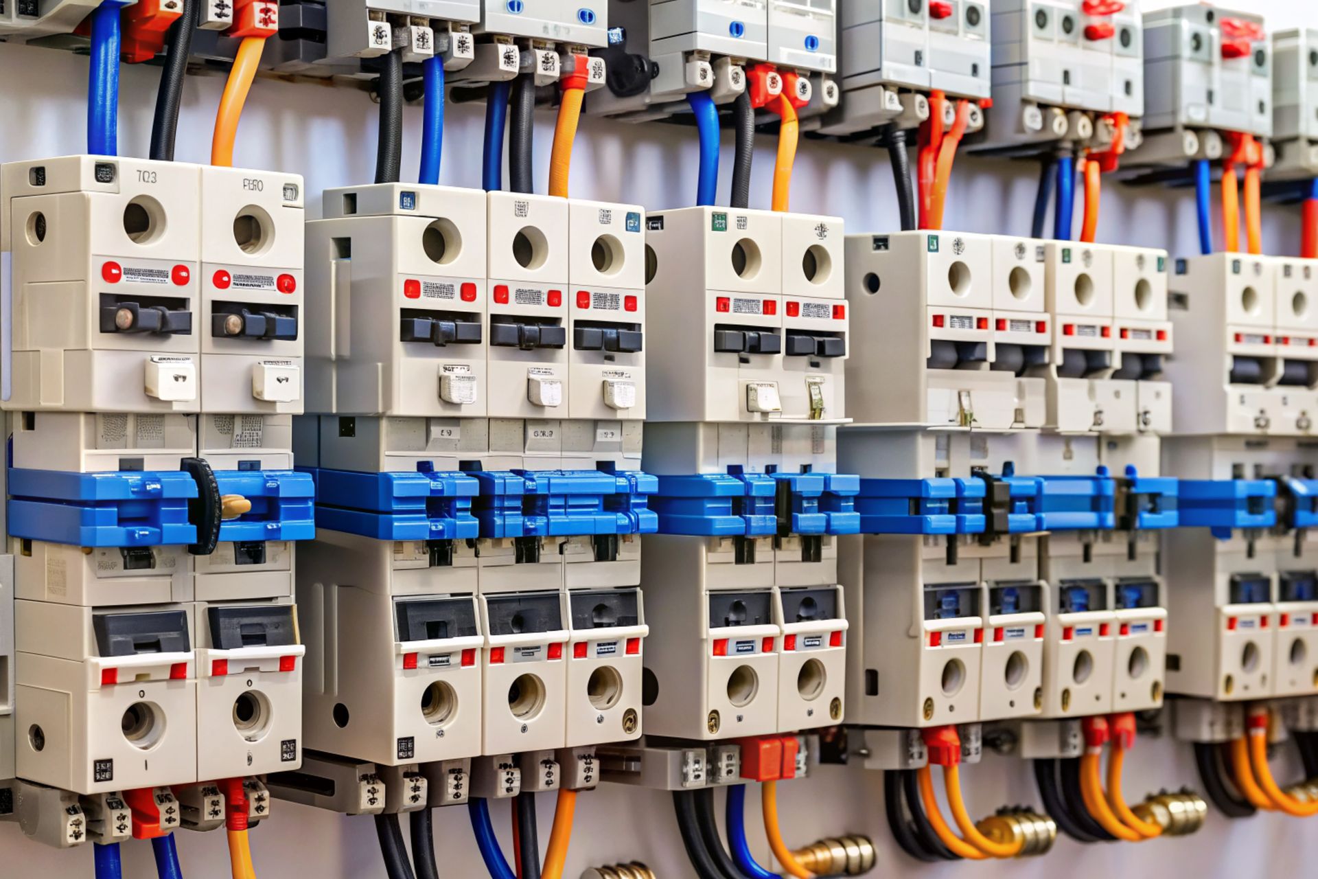 A photo of electrical hardware