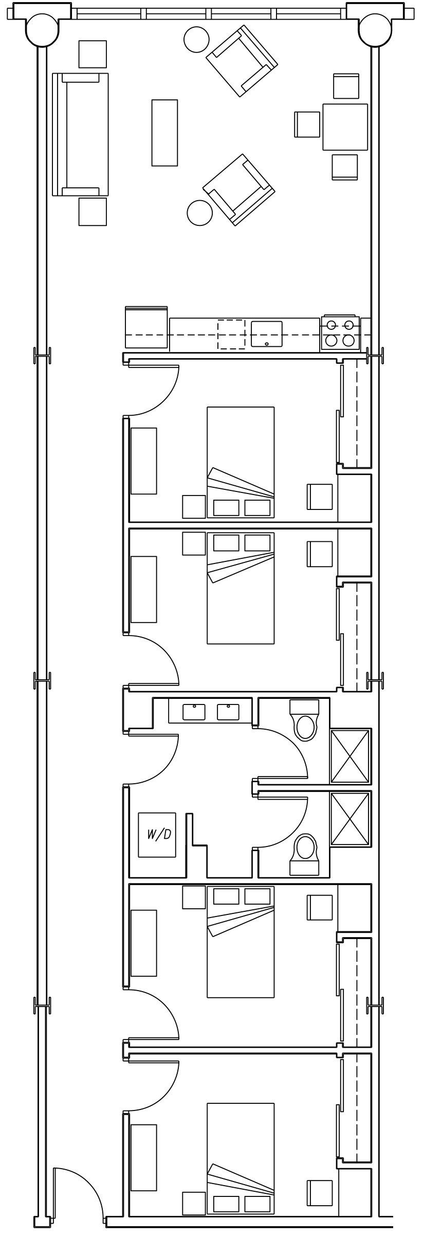 four bedroom
