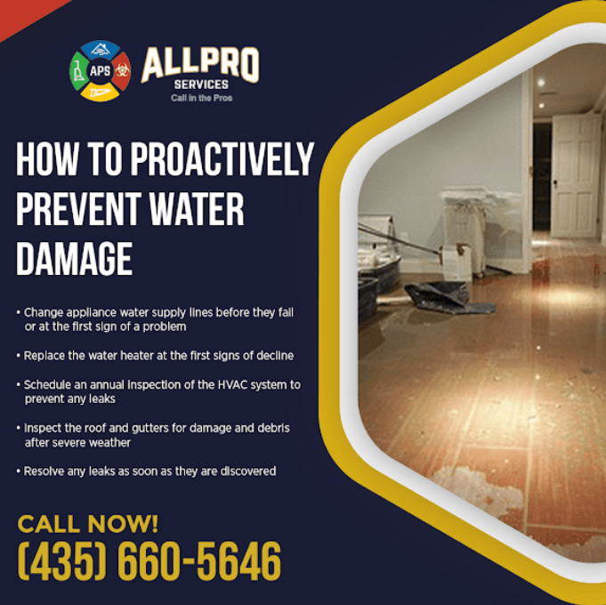 How to Proactively prevent water damage