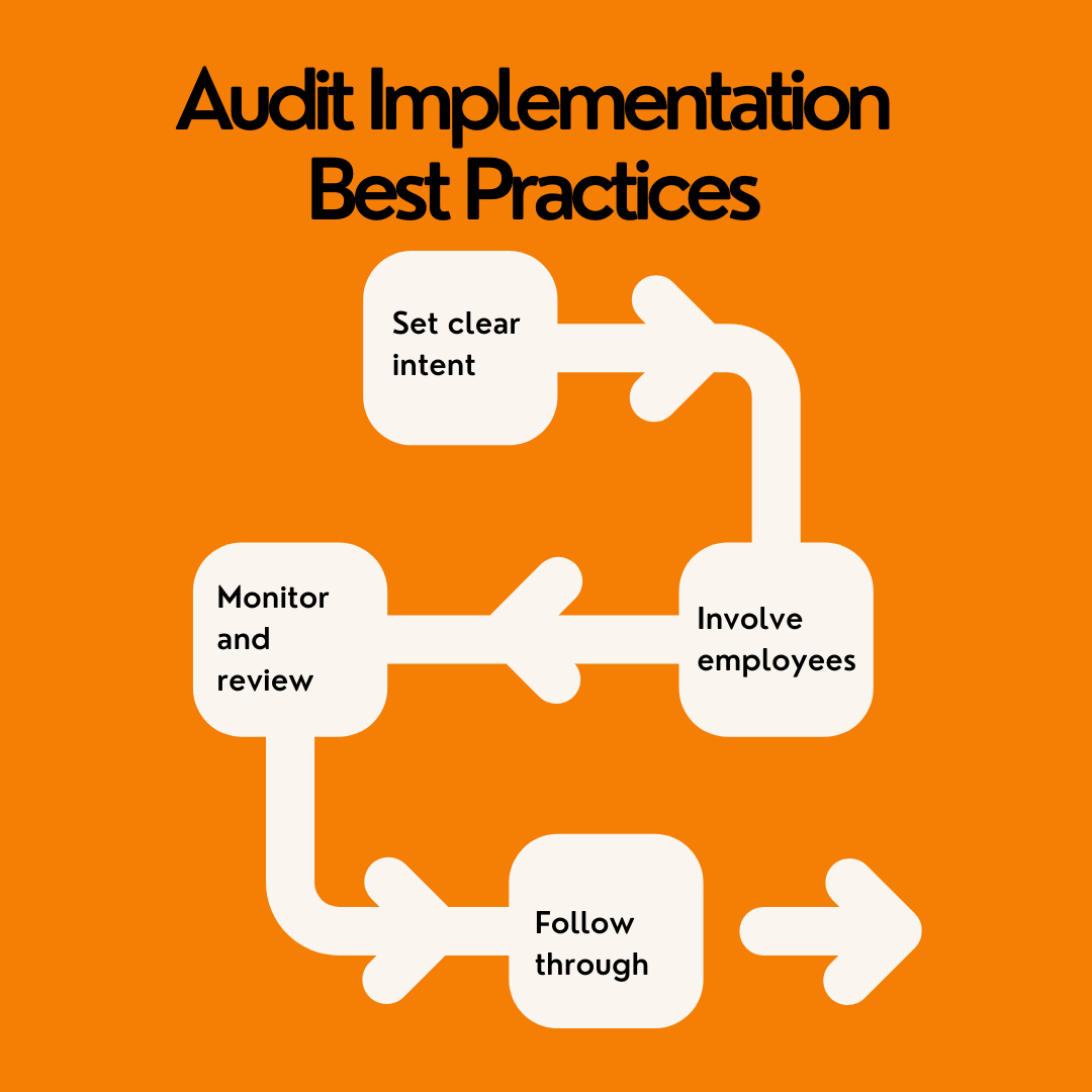 Best Practices for Audit Implementation Graphic