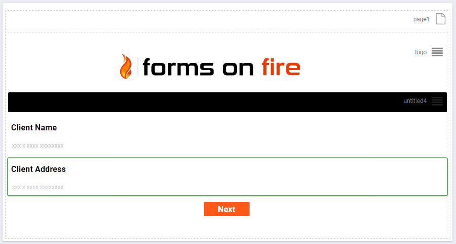 form on fire