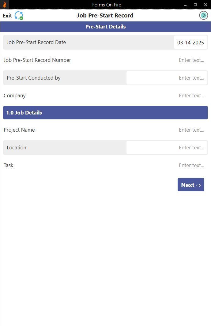 Construction job briefing from part 1