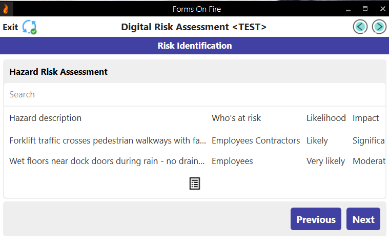 FOF digital risk assessment form 3.