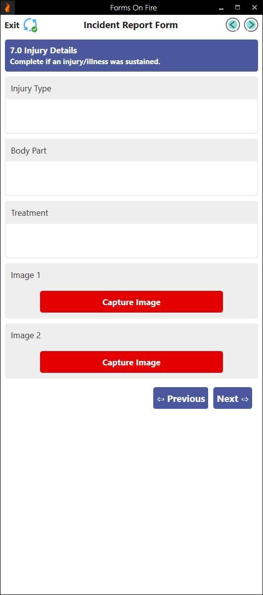 Incident report form template part 3.