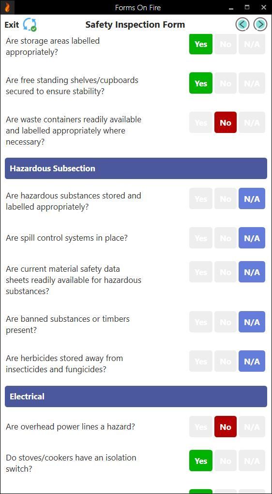 Safety inspection checklist part 3.