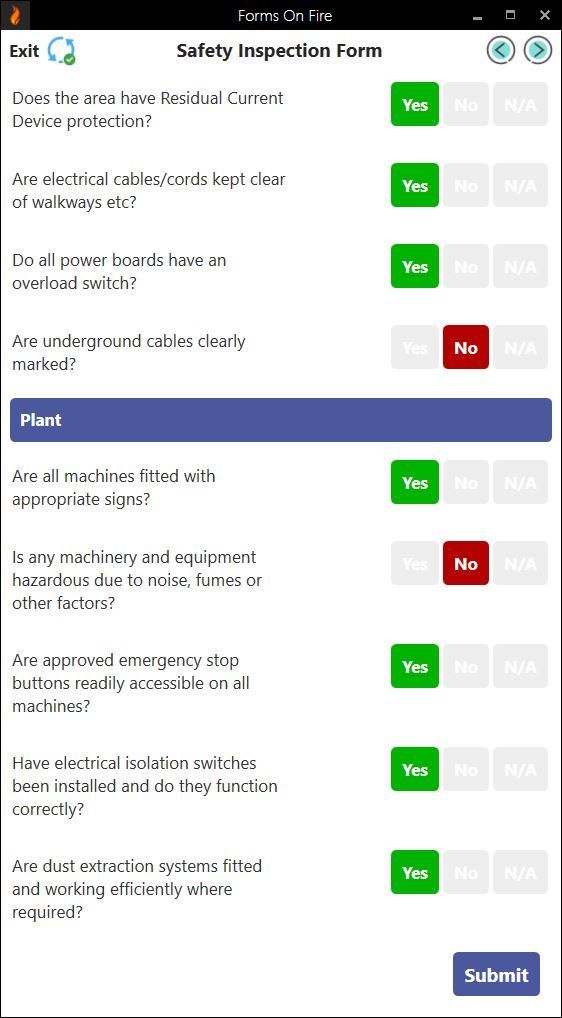Safety inspection checklist part 2.