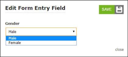 entry field