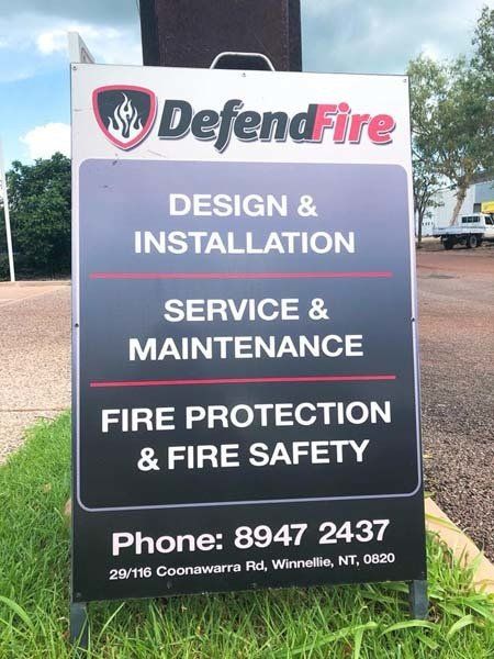 defend fire services poster