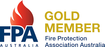 fire protection association Australia gold member badge