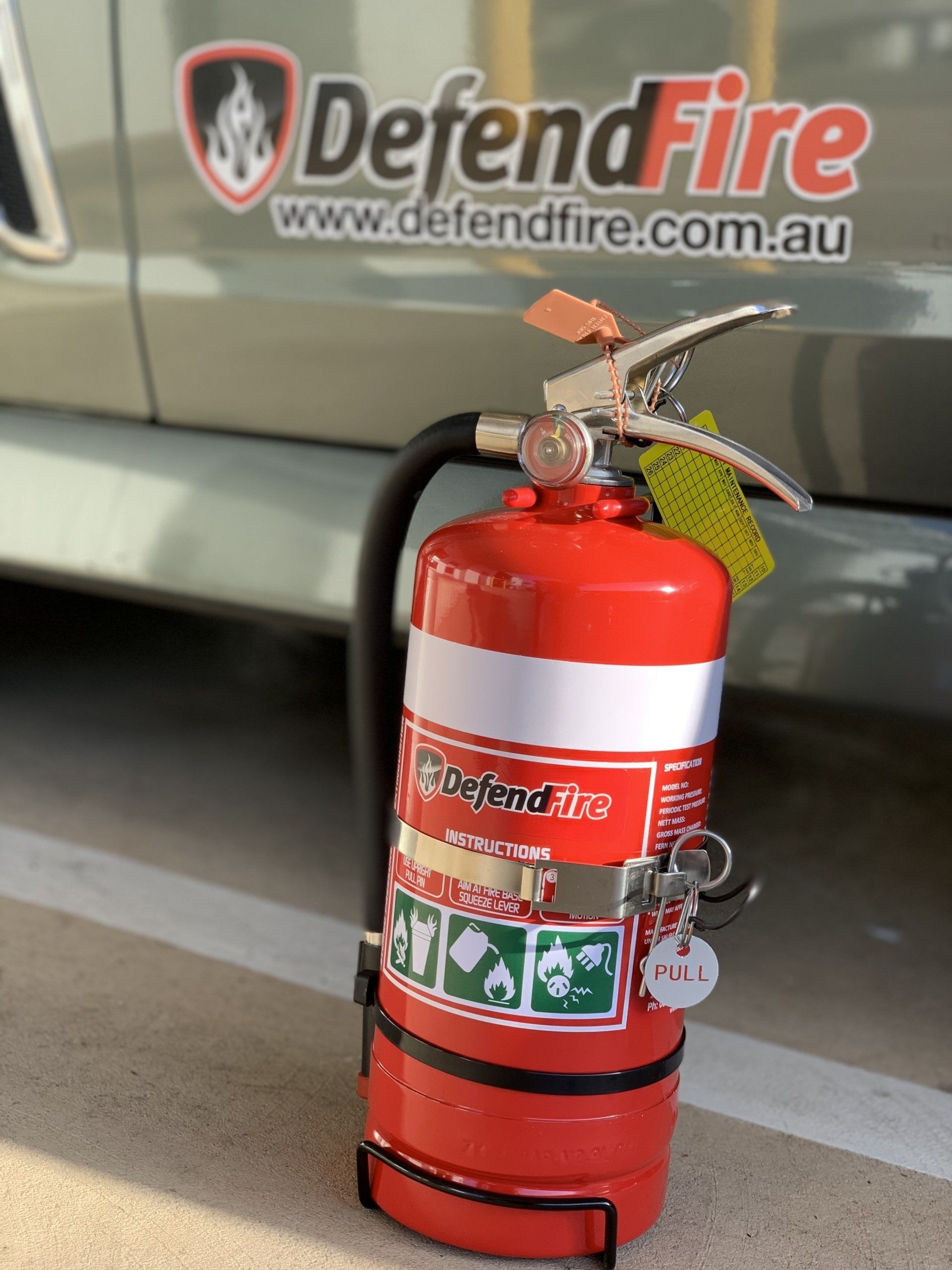 An example of our fire safety equipment in Adelaide