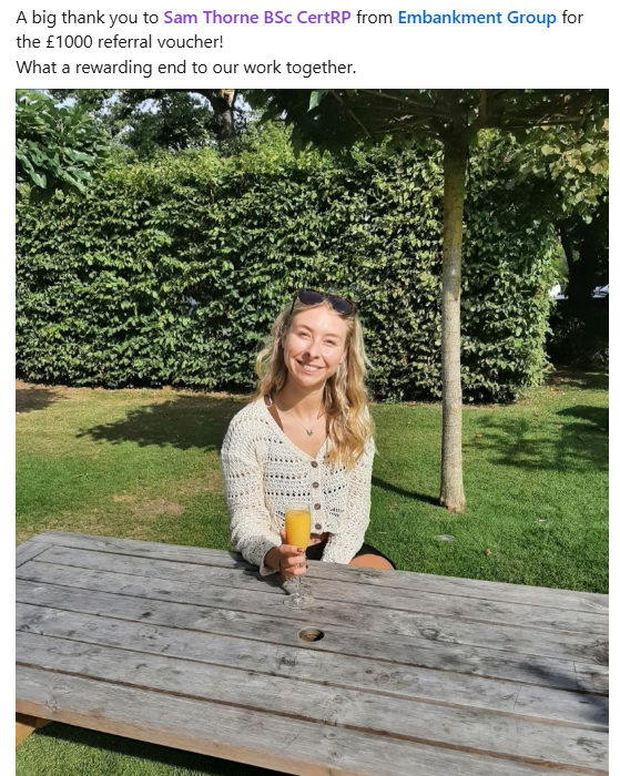 Ecologist testimonial for Embankment Group 