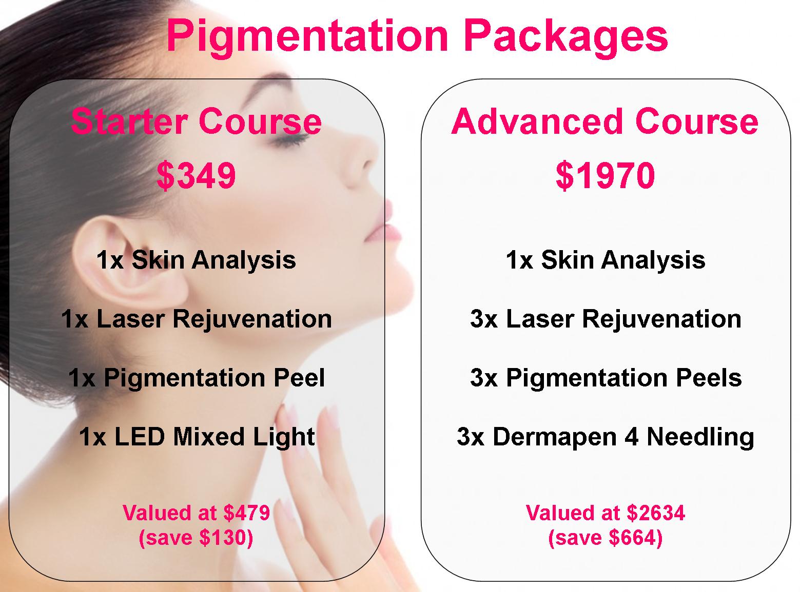 Pigmentation Packages