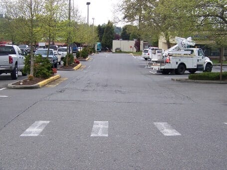 Drive Lane Before - Asphalt Paving in Lynnwood, Washington