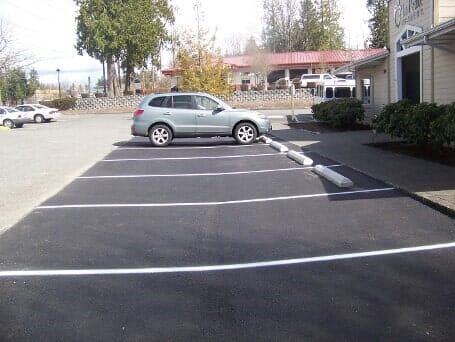 Parking Area After - Asphalt Paving in Lynnwood, Washington