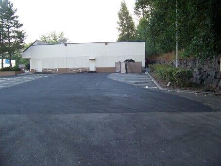 Parking Lot After - Asphalt Paving in Lynnwood, Washington