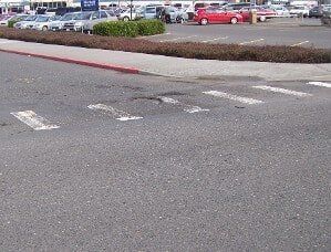 Patching Before - Asphalt Paving in Lynnwood, Washington