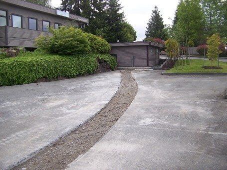 Trench patch before - Asphalt Paving in Lynnwood, Washington