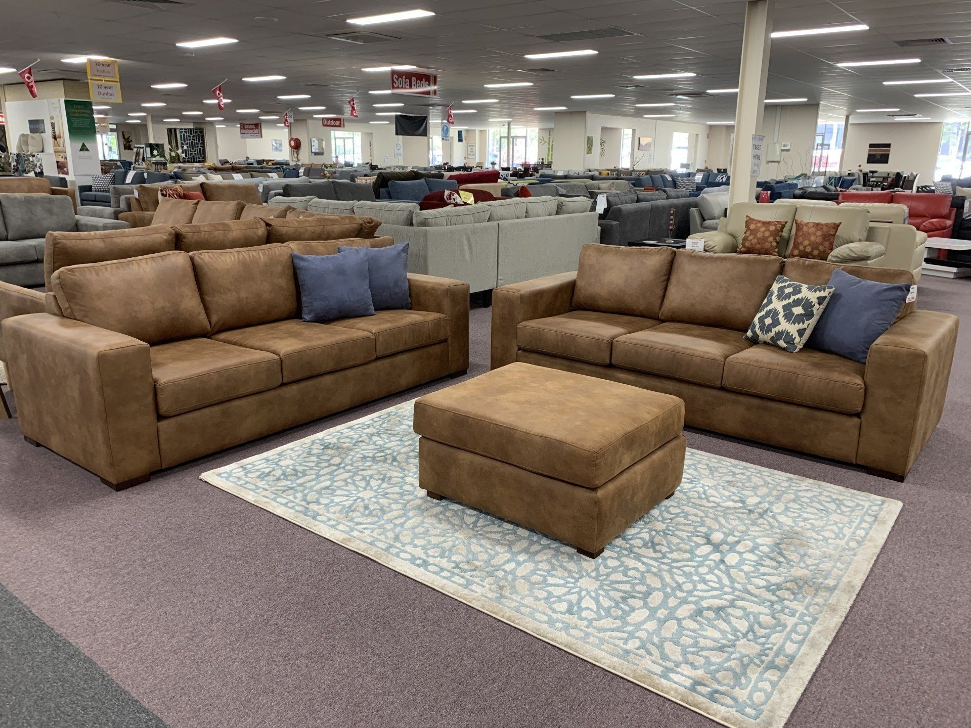 Big Brown Covington Sofa — Gold Coast, QLD — Furniture N More