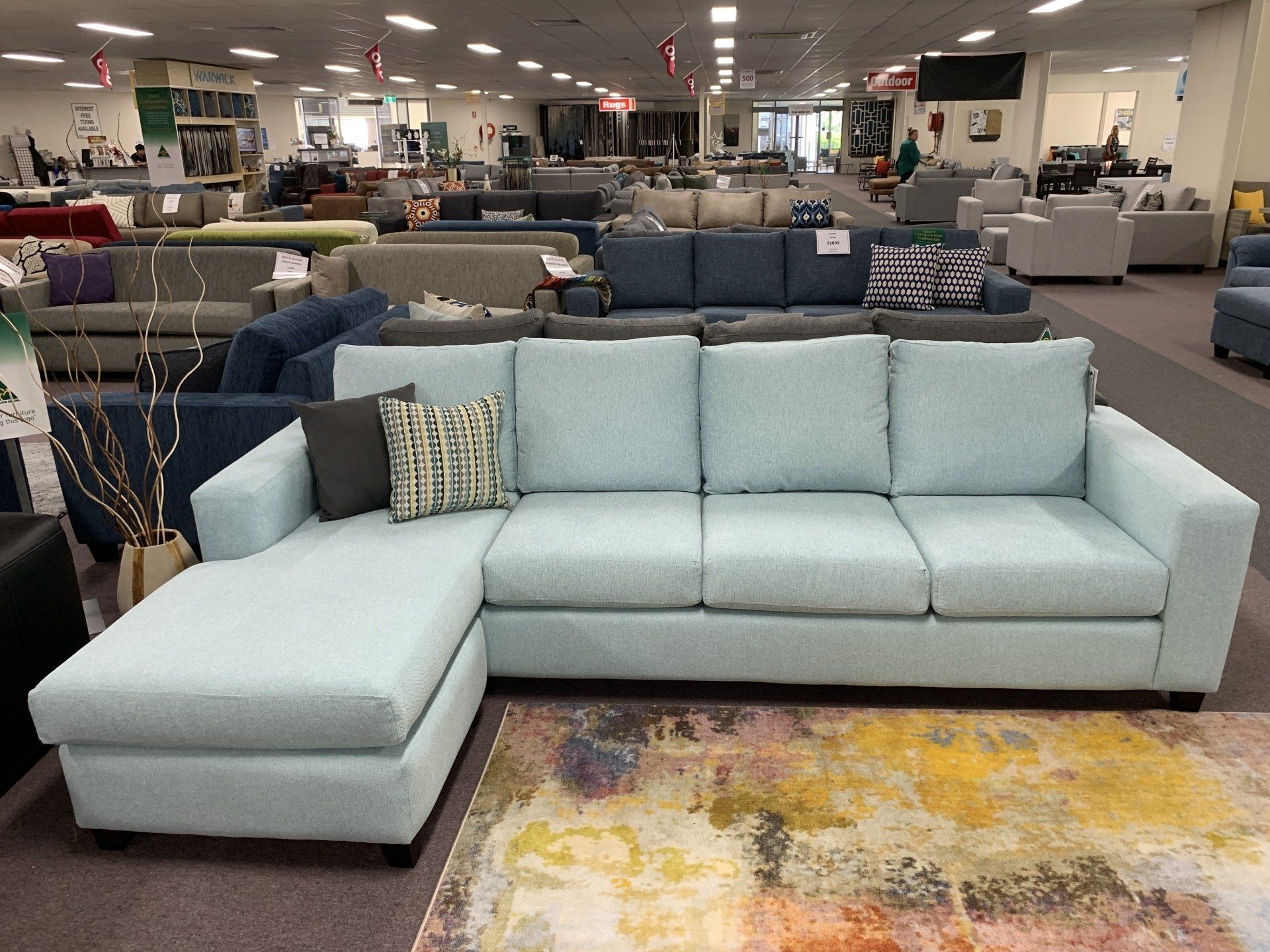 White Elegant Covington Sofa — Gold Coast, QLD — Furniture N More