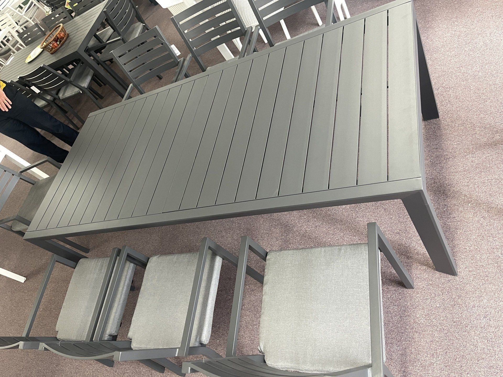 Long Aluminum Table — Gold Coast, QLD — Furniture N More