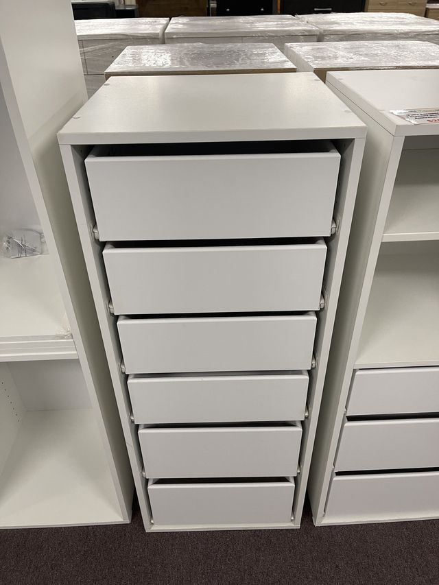 6 Layers White Drawer — Gold Coast, QLD — Furniture N More