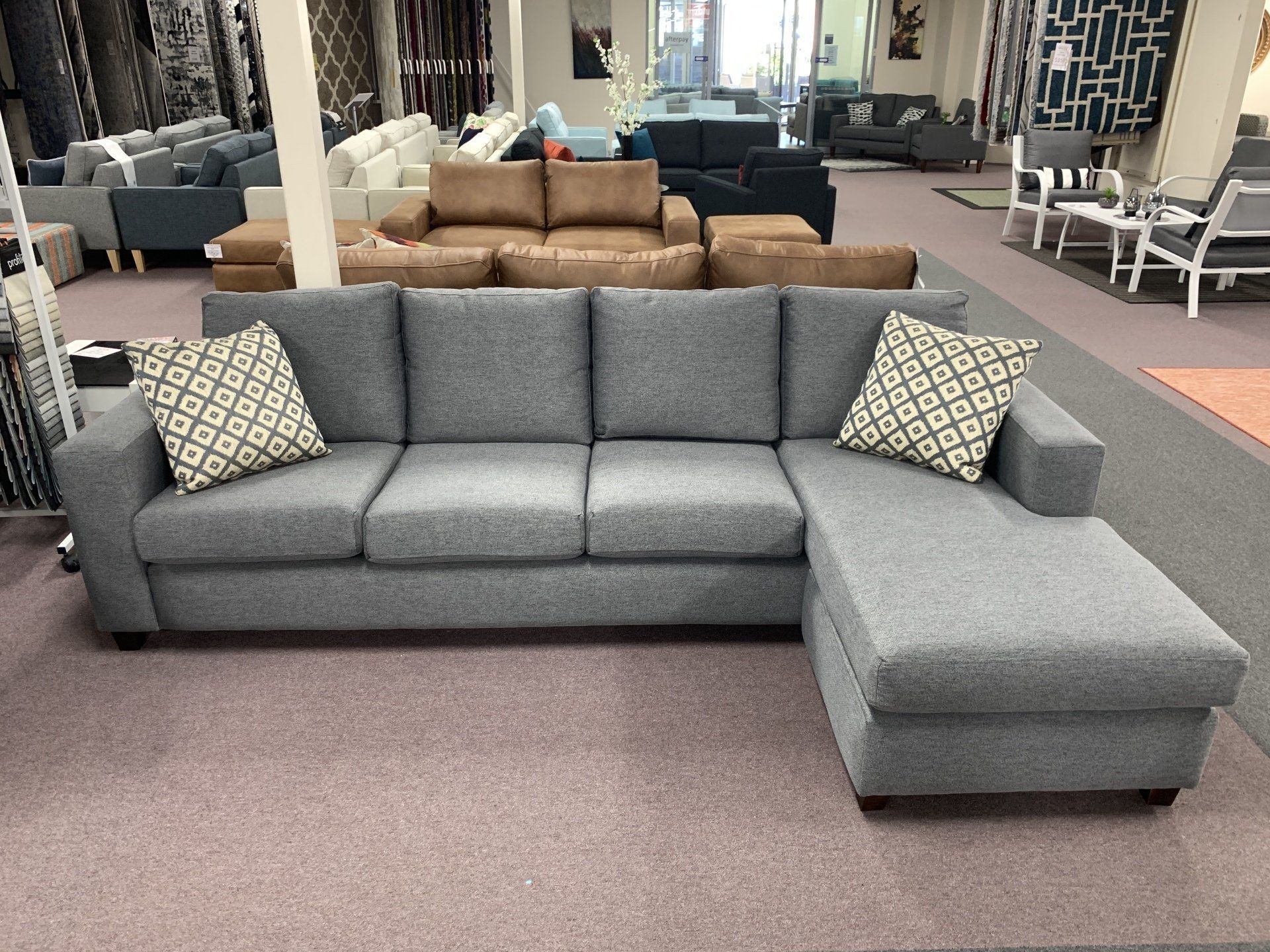 Light Grey Covington Sofa — Gold Coast, QLD — Furniture N More