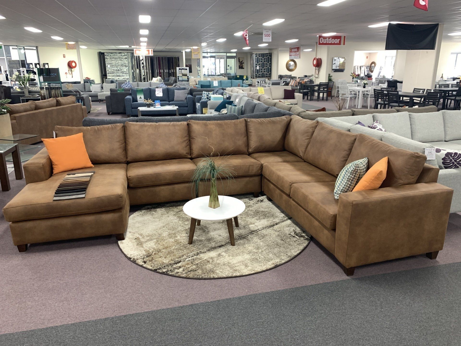 Brown Covington Sofa — Gold Coast, QLD — Furniture N More