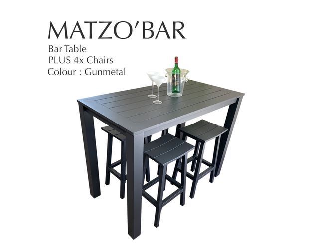 Matzo Bar Black — Gold Coast, QLD — Furniture N More