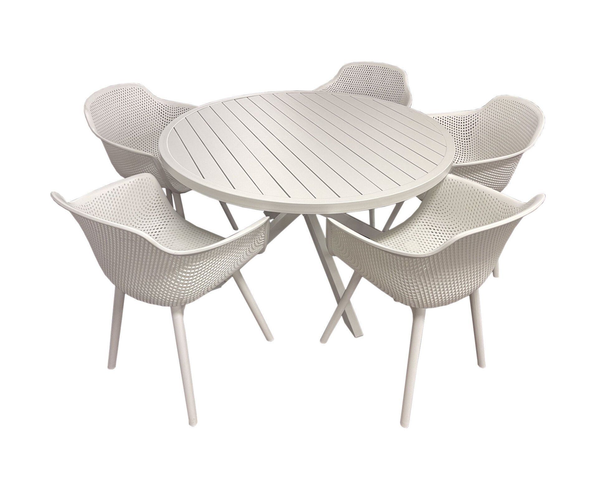 Round Aluminium Outdoor Furniture — Gold Coast, QLD — Furniture N More