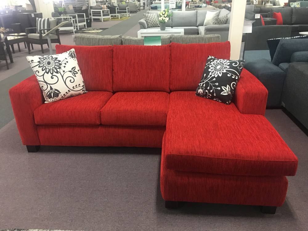 Elegant Red Sofa — Gold Coast, QLD — Furniture N More