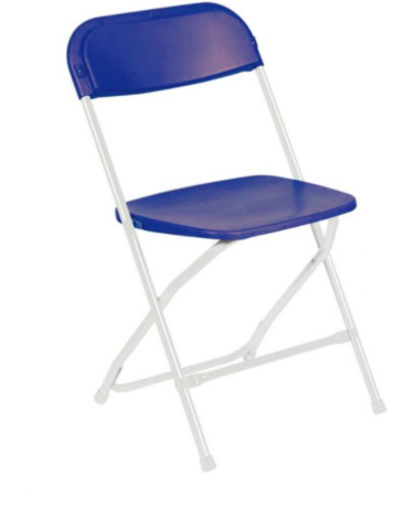 Blue Folding Chairs