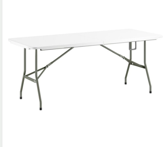 8' Rectangular Table (White)