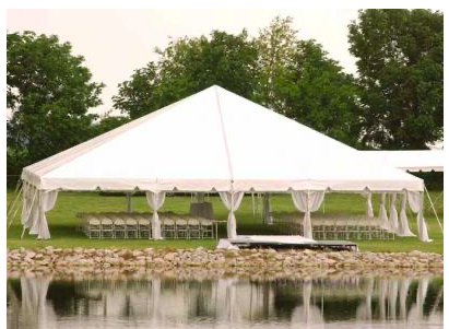 40X40 Frame Tent (267 Guests)