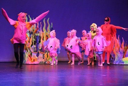 This is where we begin, 3 and 4 year olds in our latest show - Finding Nemo