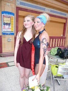 Samantha Carson (right) - 3rd Place Miss Dance 2010, Harriet Jarvis (left) - Miss Dance 2010 Finalist