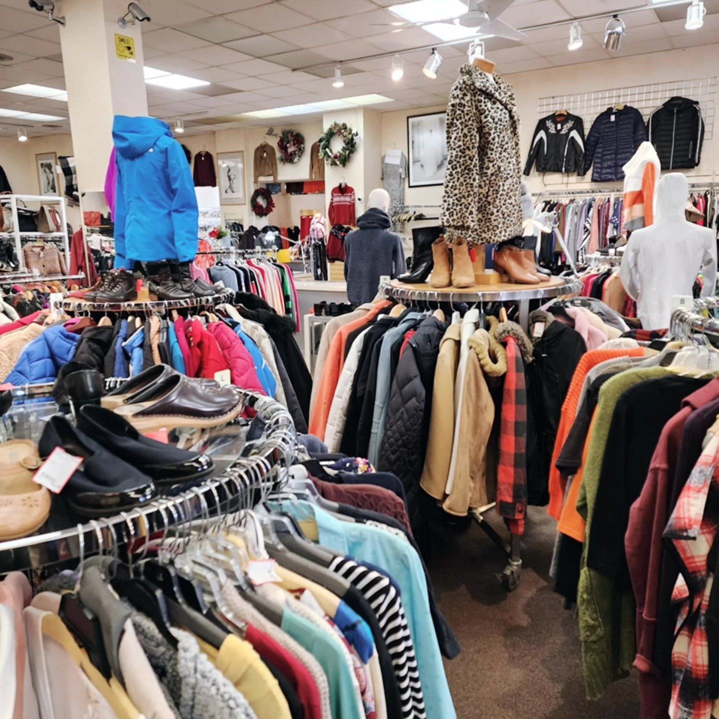 A store filled with lots of clothes and shoes