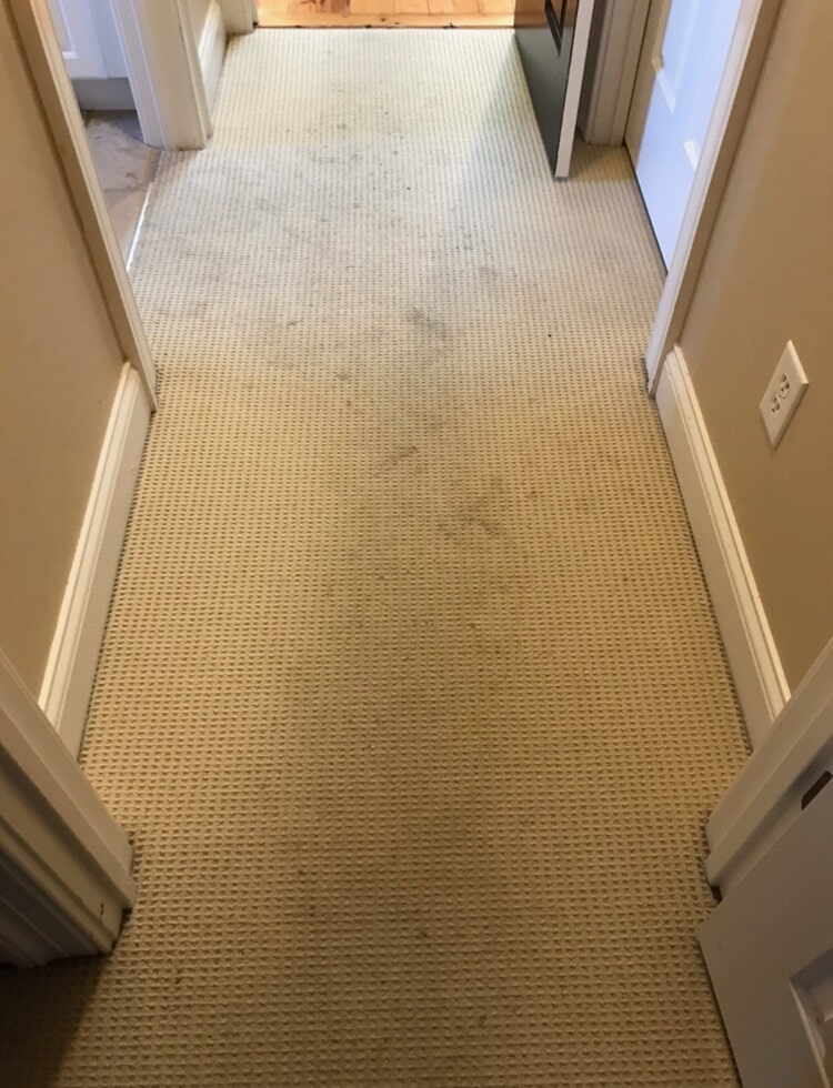Dirty hallway — Floor Cleaning in Lexington, KY