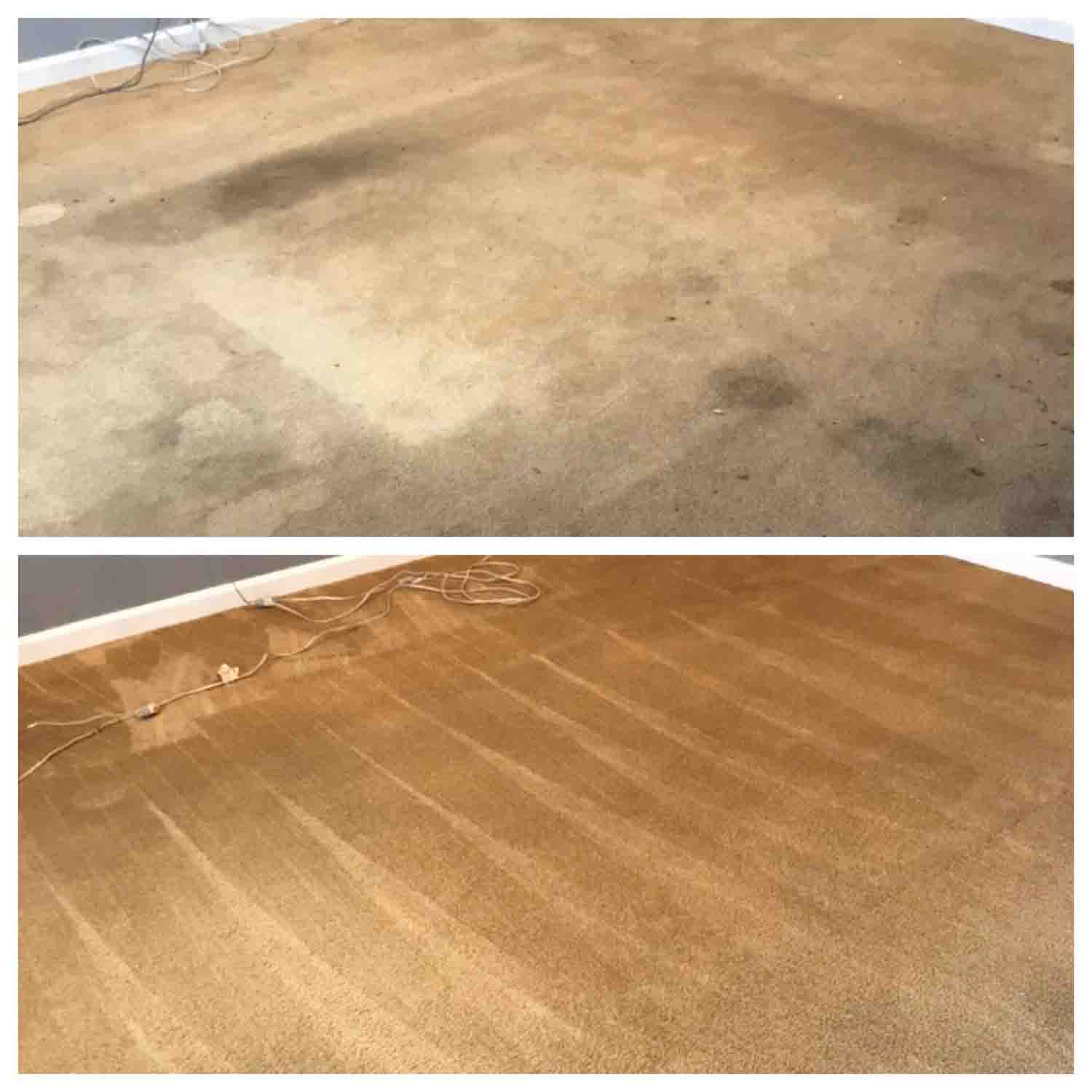 Before and after carpet cleaning — Carpet Cleaning Services in Lexington, KY