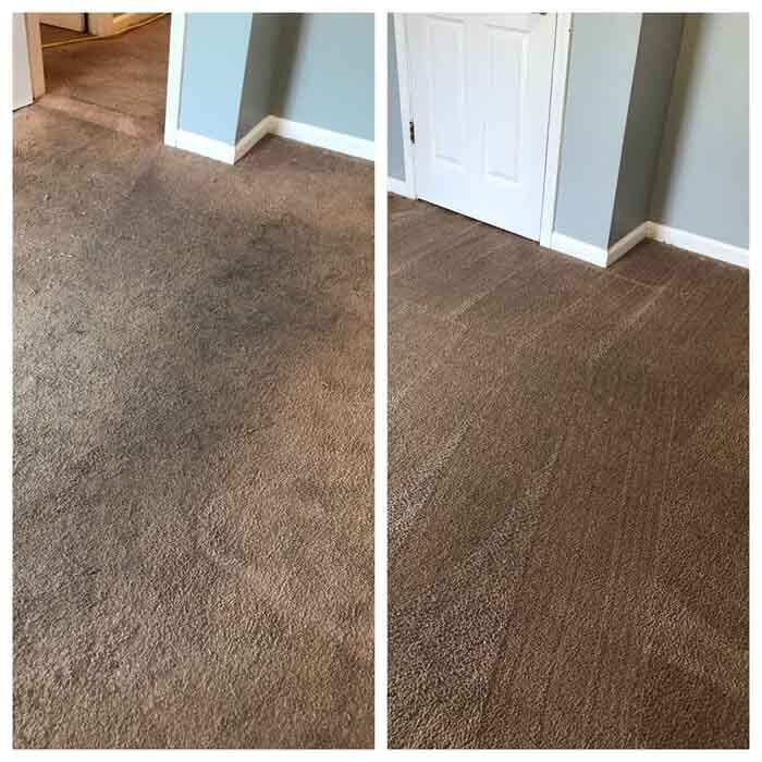 Before and after house carpet — Floor Cleaning in Lexington, KY