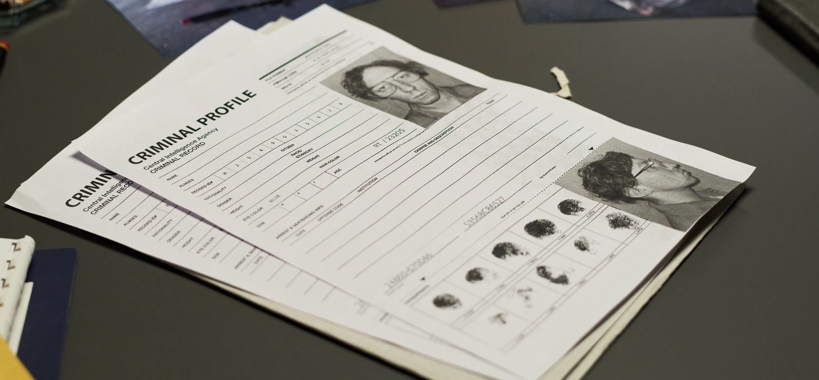 A piece of paper with a picture of a woman on it