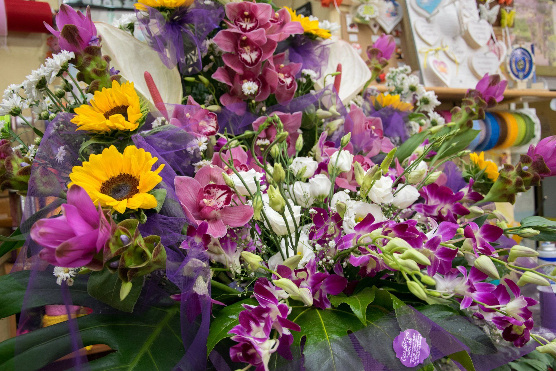 fiori per cerimonia funebre